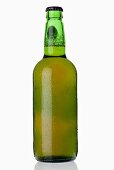 A chilled bottle of lager