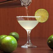 Margarita mit Limettenscheibe
