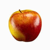 A red and yellow apple