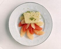 Avocado-Parfait mit GrapefruitFilets