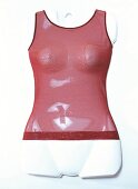 Rotes Tank-Top aus Polyamid 