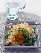 Orangen-Fenchel-Salat mit Rucola und Pecannüssen