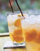 Cocktail, Bombay Crushed, Kumquats, Gin, Lime Juice, Rohrzucker, Eis