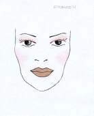 Zeichnung zu Make-up / Feminin 