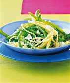 Spaghetti mit grünen Bohnen, Freisteller
