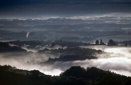 View of hills in Styria, Austria