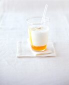 Honey lassi in glass