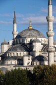 Exterior view of Blue Mosque, Istanbul, Turkey