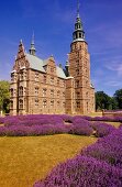 View of Rosenborg castle in Copenhagen, Denmark