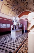 Different statues in Thorvaldsen Museum at Copenhagen, Denmark