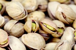 Close-up of pistachios