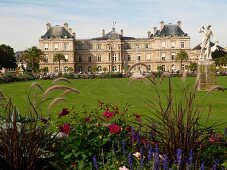 View of Jardin du Luxembourg in Paris, France