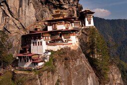 Taktsang monastery on Himalayan mountain slope, Bhutan