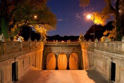 View of Bethesda Terrace in Central Park at New York, USA