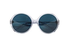 runde Sonnenbrille mit transparenter Fassung