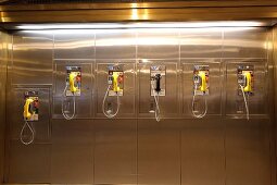 Public phones at Grand Central Terminal in New York, USA