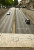 Entrance of Pont de l'Alma tunnel in Paris, France