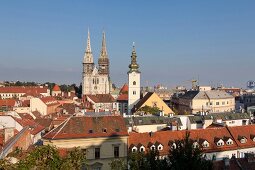 View of Zagreb city, Croatia
