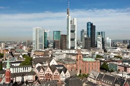 Deutschland, Hessen, Frankfurt, Skyline