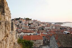 View of Hvar cityscape in Croatia