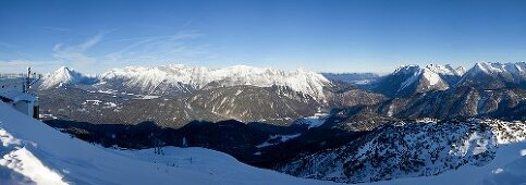 Winterlandschaft, Leutaschtal, Panorama