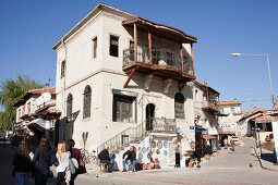 View of Pottery building in Avanos, Anatolia, Turkey 