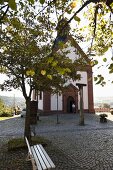 View of Holy Cross Chapel, Blieskastel, Bliesgau, Saarland, Germany