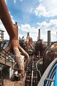 View of industry at Volklingen, Saarbrucken, Saarland, Germany