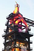 Industrial monument former iron factory in Neunkirchen, Saarland, Germany