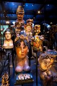 Figureheads in National Maritime Museum, Kattenburgerplein 1, Amsterdam, Netherlands