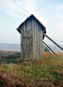 Hut in Luneburg Heath, Lower Saxony, Germany