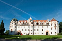 Celle Castle and garden in Celle, Germany