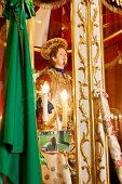 Small statue of Sant 'Efisio in Church at Sardinia, Italy