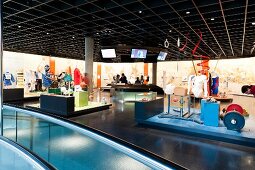 Interior of Olympic Museum, Ouchy, Lausanne, Romandie, Lake Geneva, Switzerland