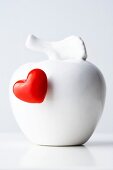 China apple with heart