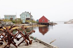 View of Peggy's Cove Fishing Village, Nova Scotia, Canada