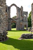 View of castle Acre in Norfolk, England, UK