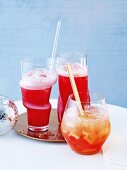 Singapore Sling and citrus punch