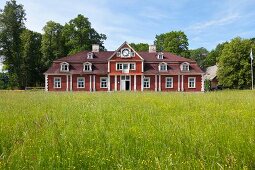 Orellen, Lettland, Herrenhaus im Barockstil, aussen