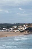 Portugal, Algarve, Blick auf Praia do Monte Clerigo