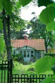 Lettland, Riga, Datscha am Strand