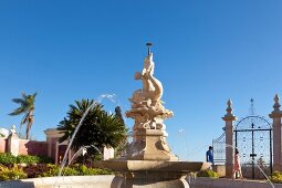 Portugal, Algarve, Pousada do Palácio de Estoi, Brunnen