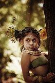 Wood Nymph Girl in the Forest