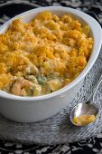 Creamy Seafood Casserole in Baking Dish