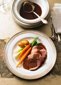 Salzburg-style braised leg of lamb (Austria)