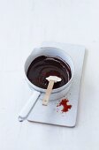 Chocolate sauce with chilli