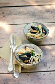 Spaghetti con le cozze (Nudeln mit Miesmuscheln, Italien)