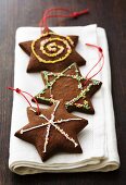 Chocolate Christmas biscuits
