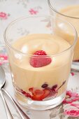 Zabaione with fresh berries