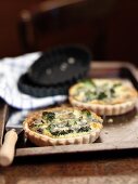 Broccoli-cheese tartlettes